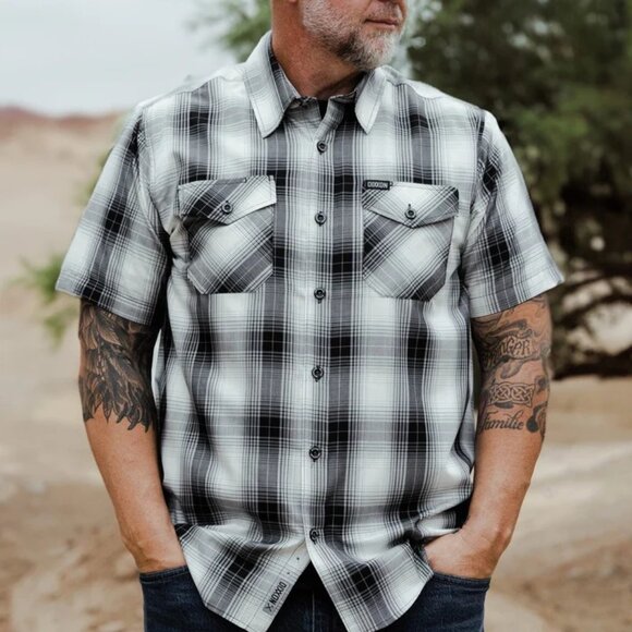 Dixxon SUTHERLAND 5YR Short Sleeve Bamboo Shirt - Men's M - Picture 7 of 11